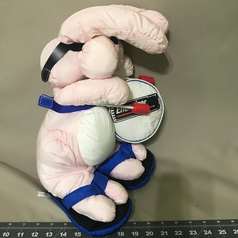 Vintage 1993 20" Energizer Bunny Polyester Plush Nylon Stuffed Animal Rabbit